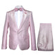 Rossi Man LEO RM1641 – Pink Shimmer Slim Fit 3-Piece Suit for Men