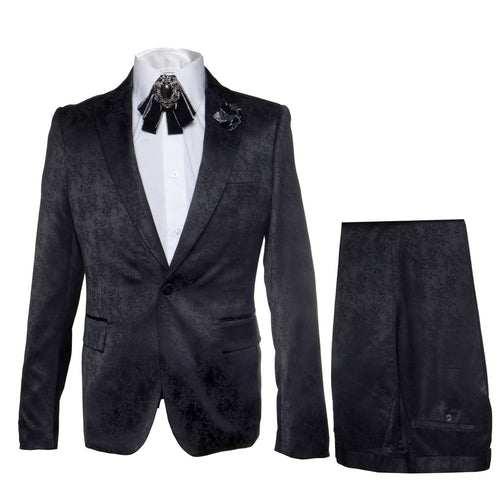 Rossi Man Leo RM1907 â€“ Men's Modern Slim Fit 2-Piece Suit | Stylish Formal