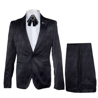 Rossi Man Leo RM1907 â€“ Men's Modern Slim Fit 2-Piece Suit | Stylish Formal