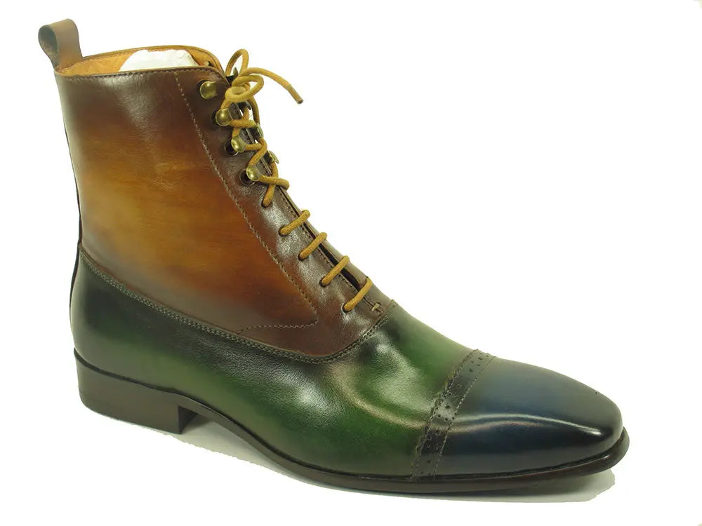 Carrucci Lace-up Zip Boots - 7