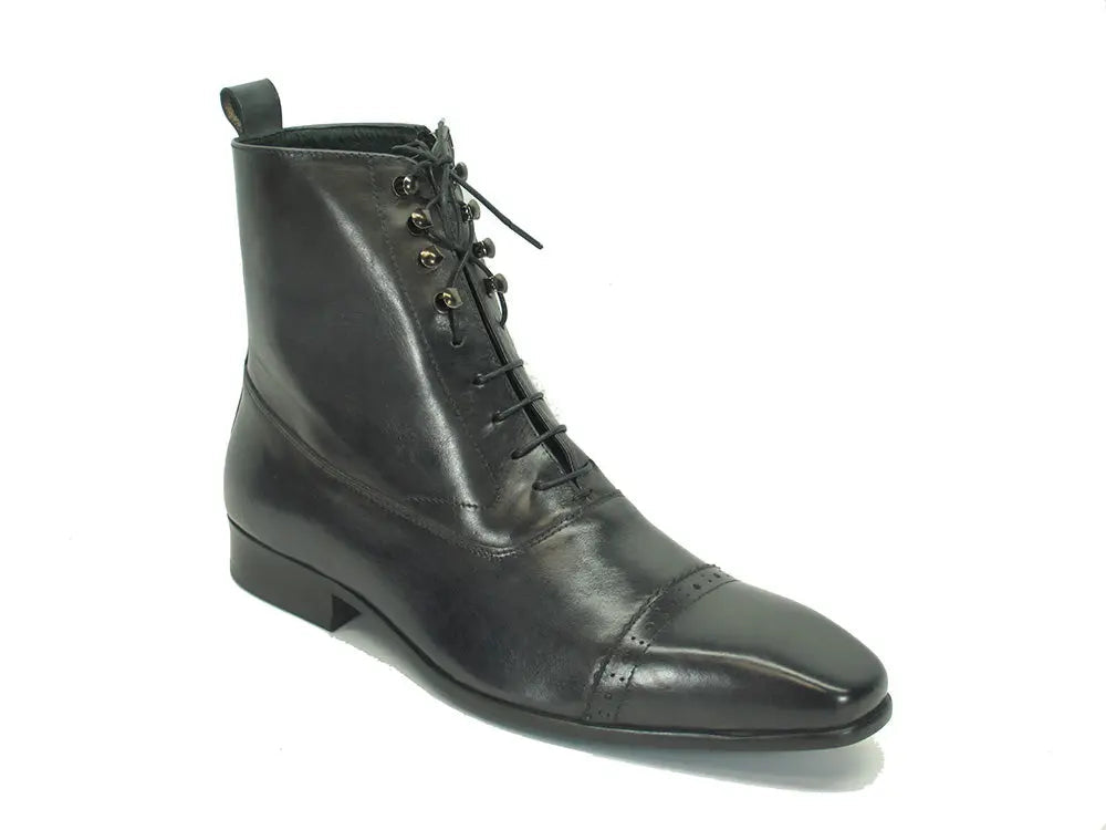 Carrucci Lace-up Zip Boots - 7