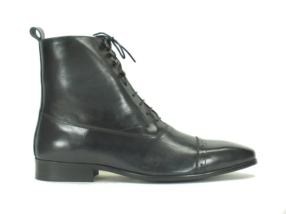 Carrucci Lace-up Zip Boots - 7