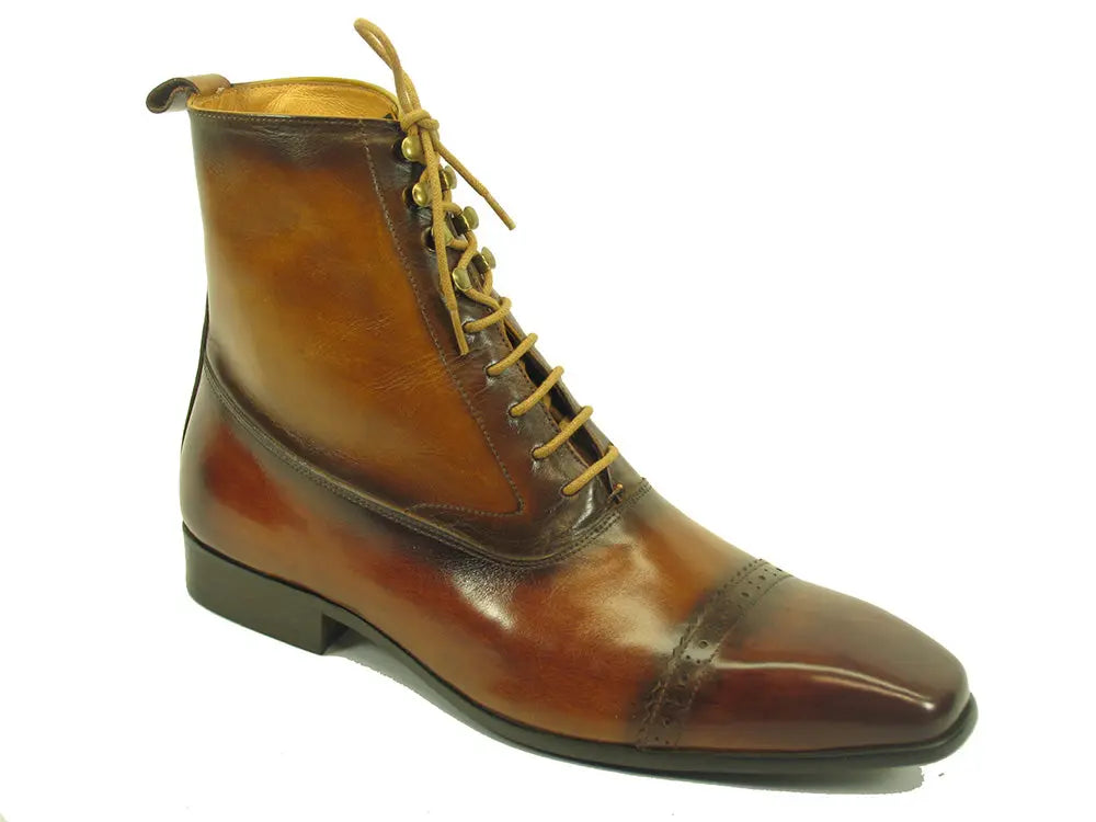 Carrucci Lace-up Zip Boots - 7