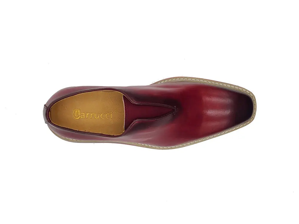 Carrucci Laceless Loafer with Contrast color lightweight sole - 8.5