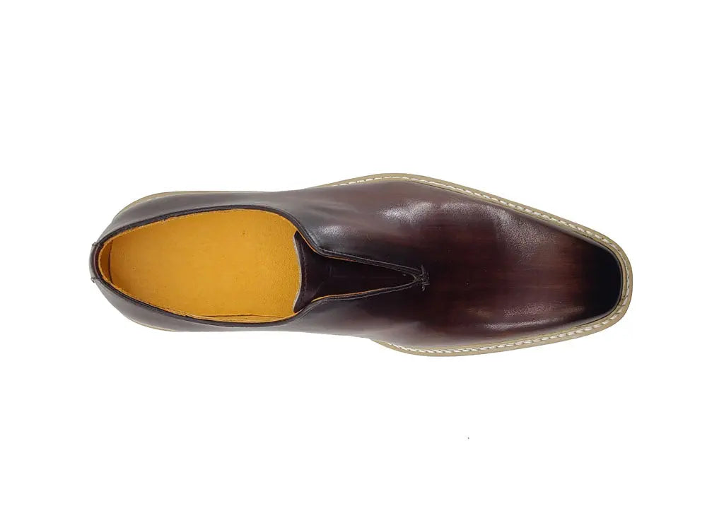 Carrucci Laceless Loafer with Contrast color lightweight sole - 8.5
