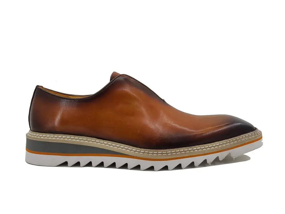 Laceless Loafer with Contrast color lightweight sole-New Designer Collection - 7.5