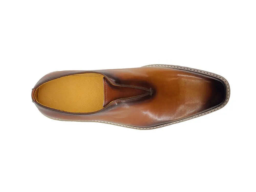Carrucci Laceless Loafer with Contrast color lightweight sole - 8.5