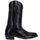 Laredo Paris Black Leather R-Toe Men's Boots