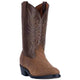 Laredo Paris Tan Distressed R-Toe Men's Leather Boots