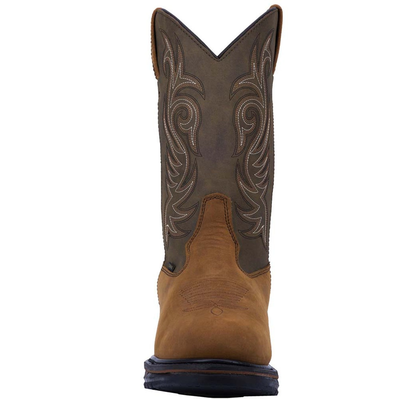 Laredo Sullivan Tan Waterproof Distressed Men's Leather Western Boots - 9D
