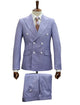 Lavender Dream Double-Breasted Suit Set