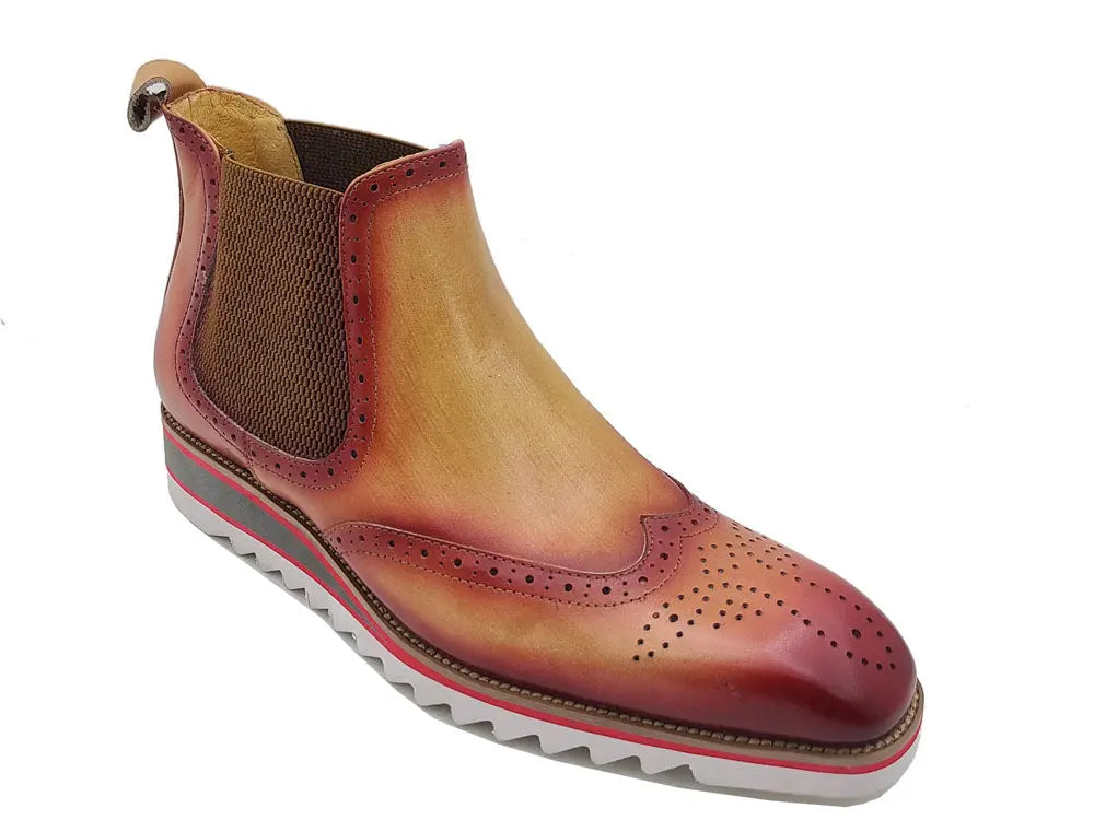 Carrucci Leather Chelsea Boot With Lightweight Sole - 8