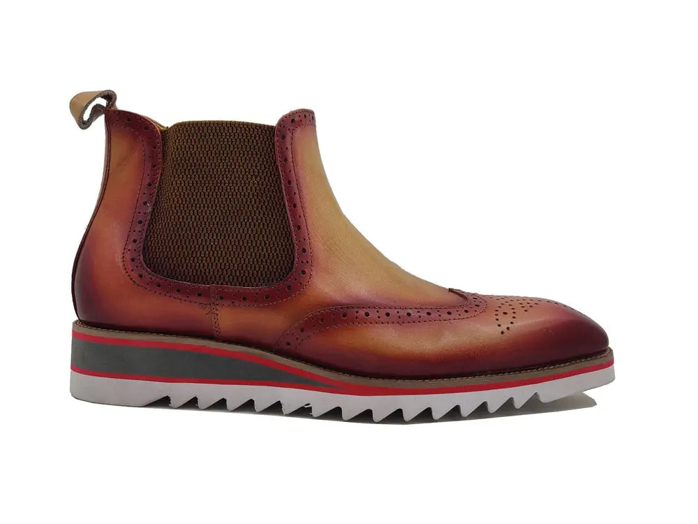 Carrucci Leather Chelsea Boot With Lightweight Sole - 8