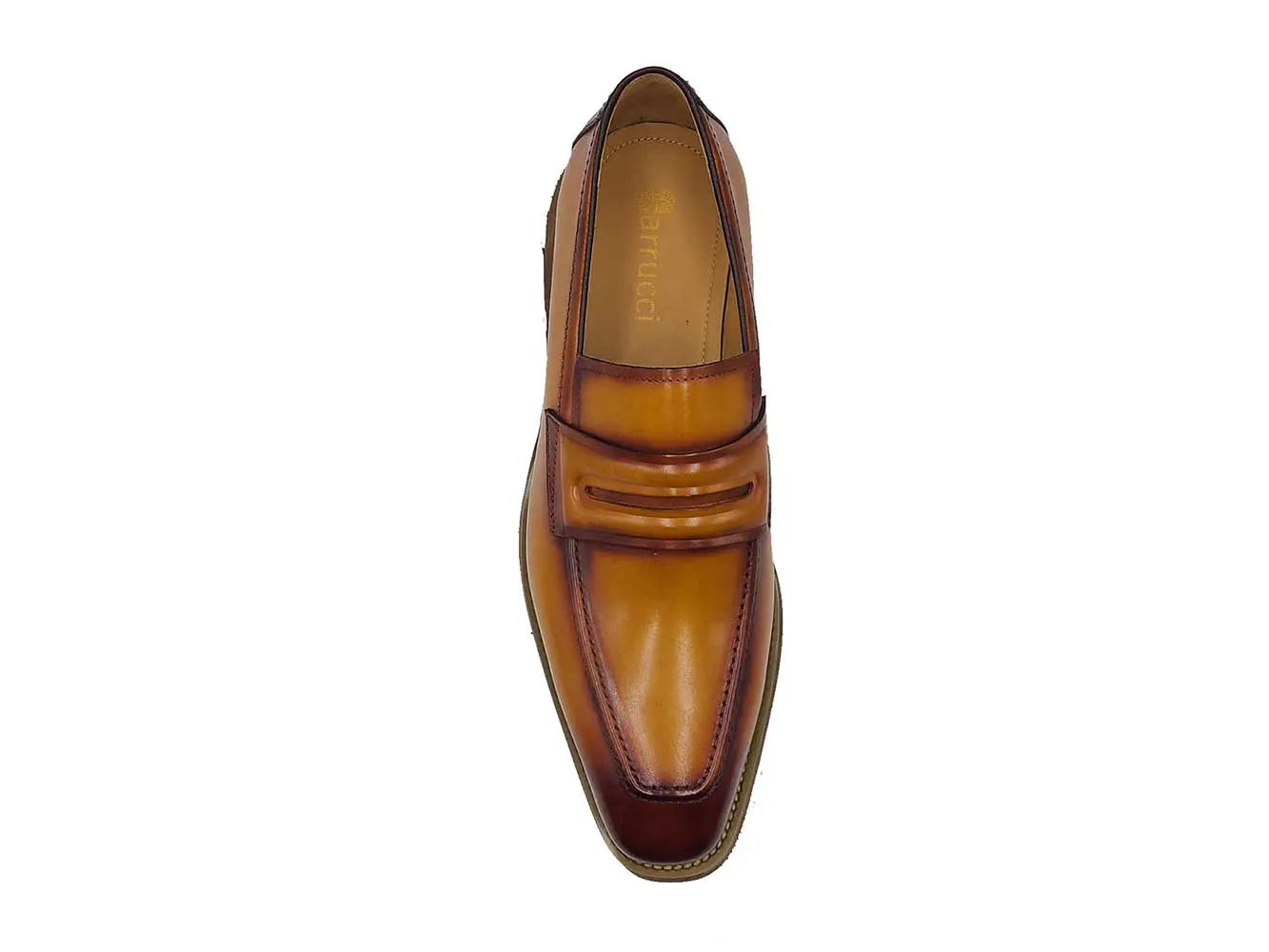 Carrucci Leather Penny Loafer in Chunky Sole - 8