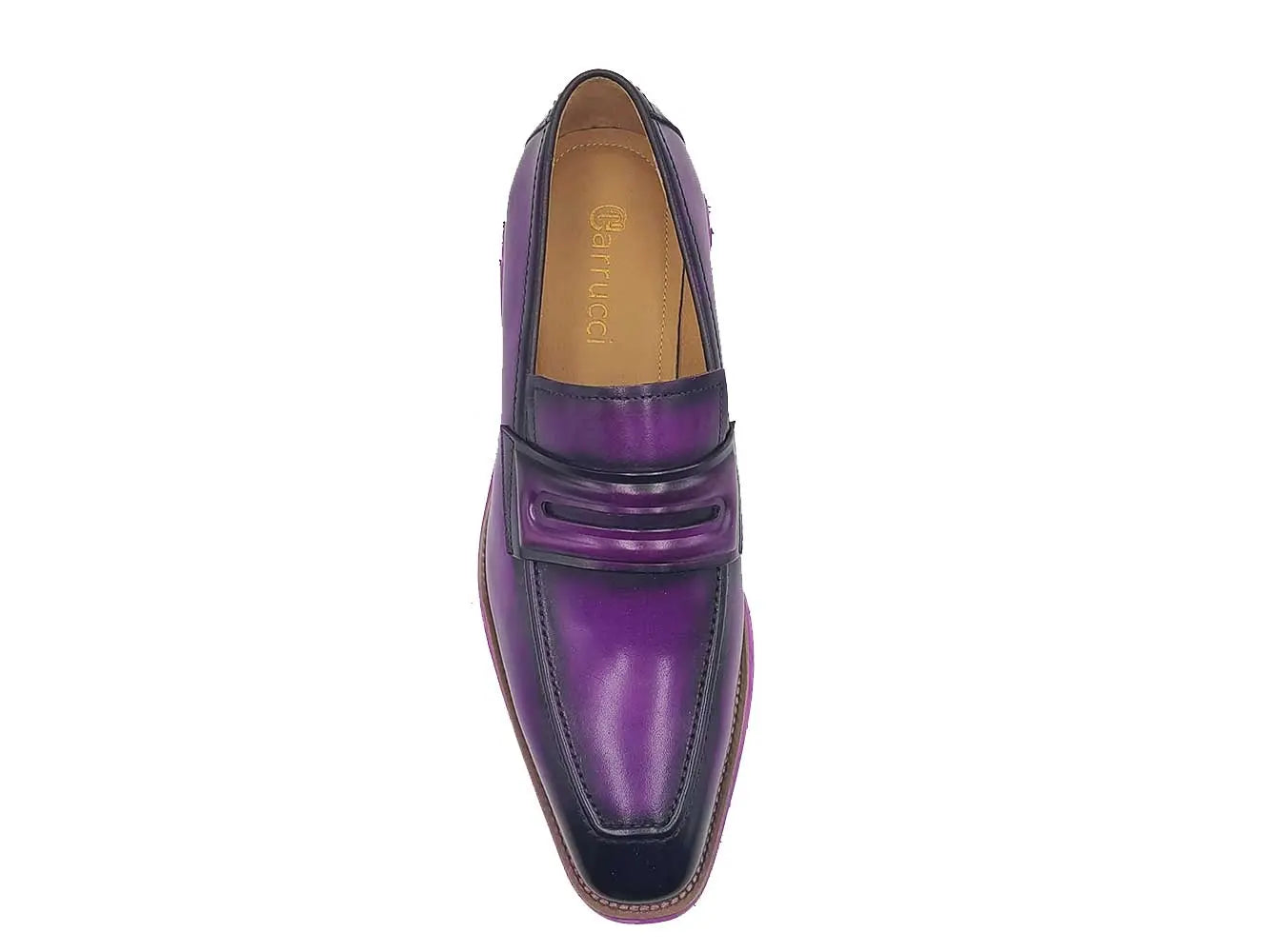 Carrucci Leather Penny Loafer in Chunky Sole - 8