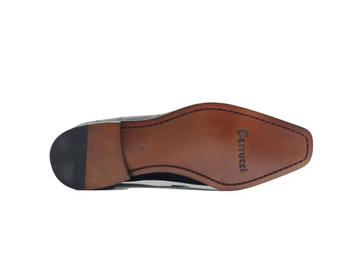 Carrucci Leather Sole Horsebit Loafer