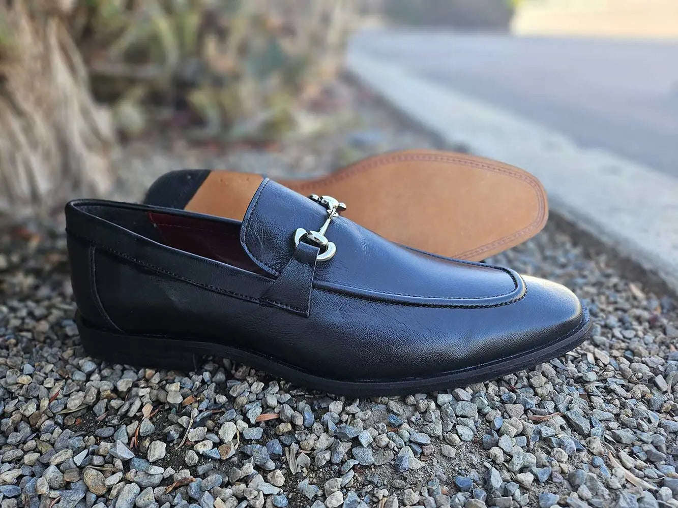 Leather Sole Horsebit Loafer - 12