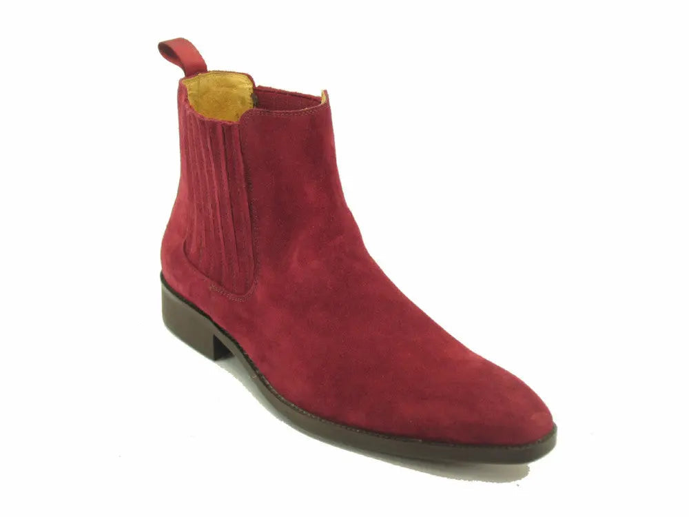 Leather Suede Chelsea Boots - 7