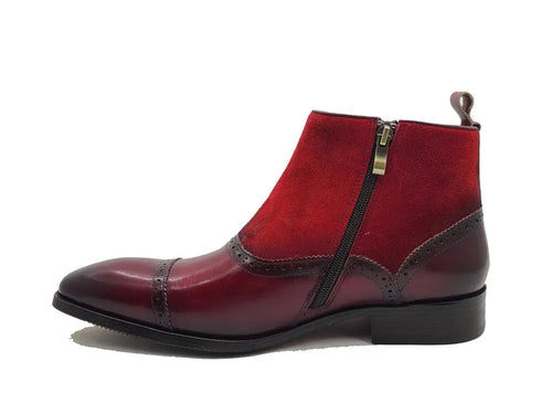Carrucci Leather & Suede Slip-On Boot