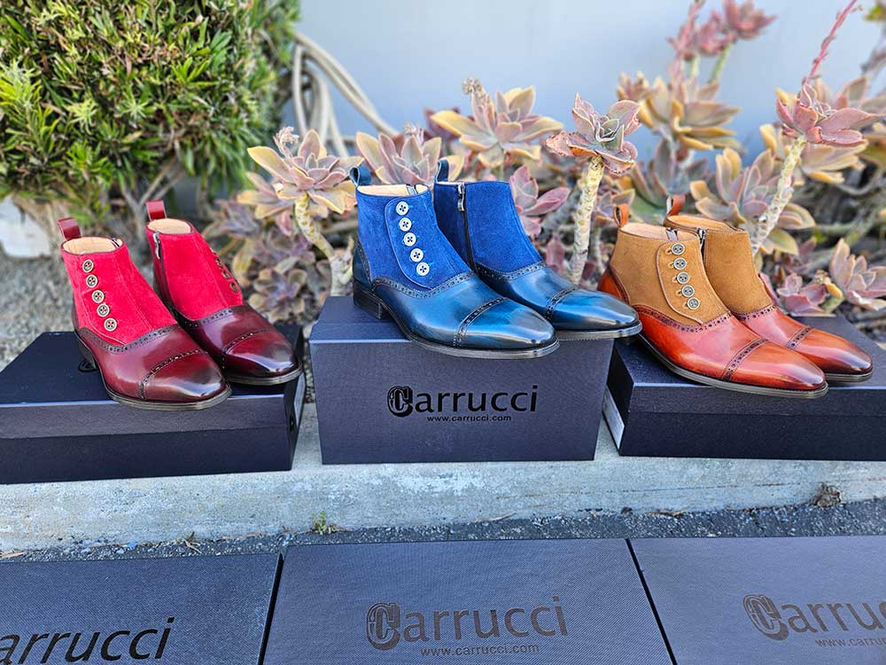 Carrucci Leather & Suede Slip-On Boot - 8.5