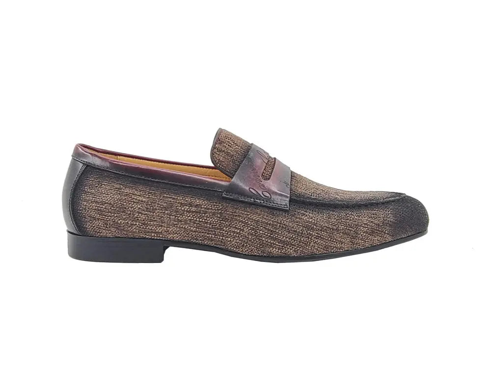 Carrucci Life Style Penny Loafer W Leather Trim - 7.5
