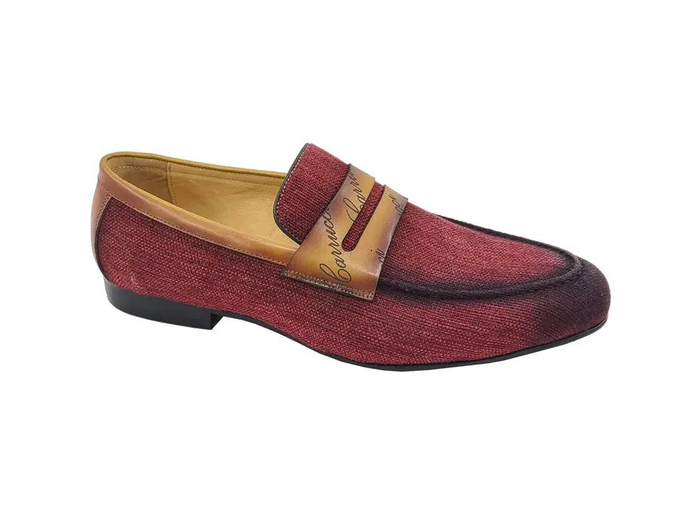 Life Style Penny Loafer W Leather Trim - 7.5