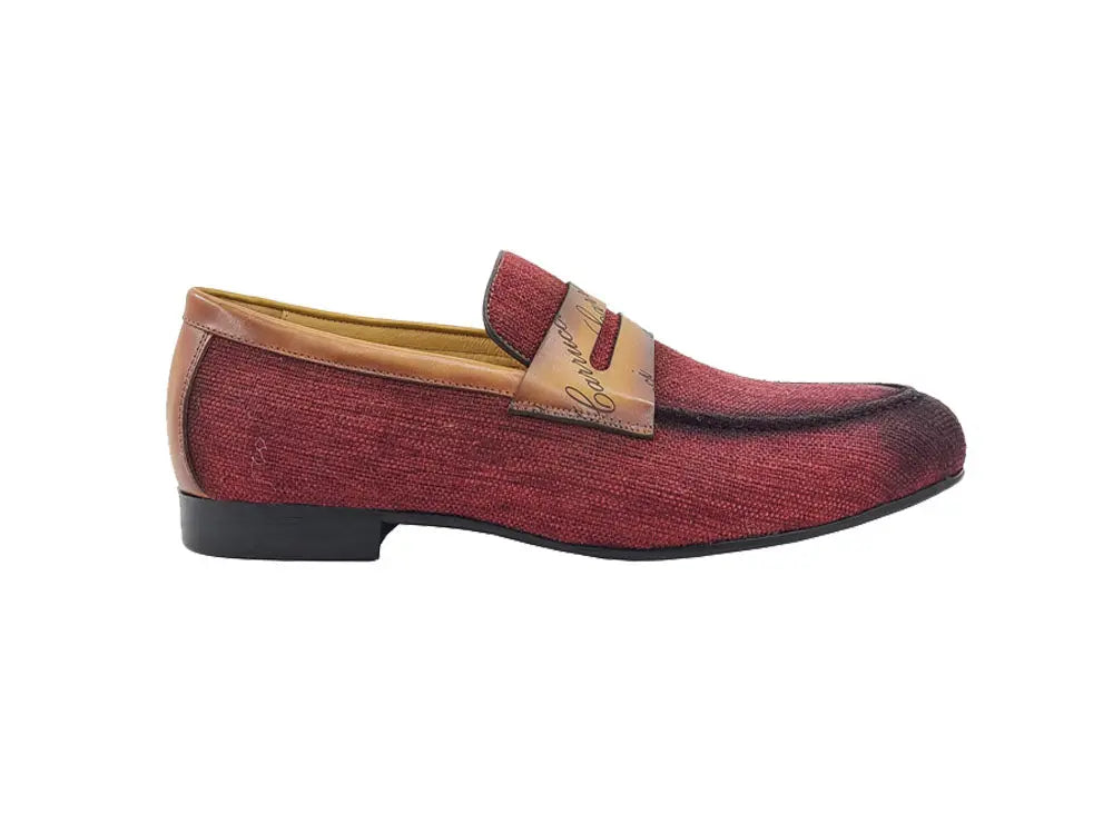 Carrucci Life Style Penny Loafer W Leather Trim - 7.5