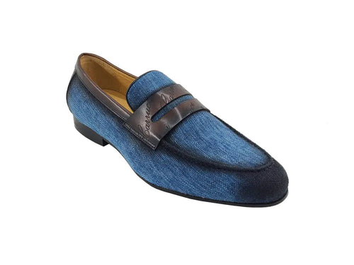 Carrucci Life Style Penny Loafer W Leather Trim