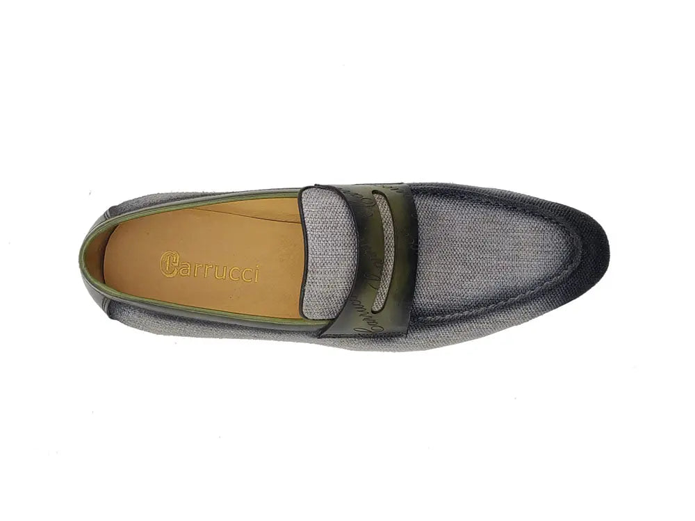 Life Style Penny Loafer W Leather Trim - 7.5