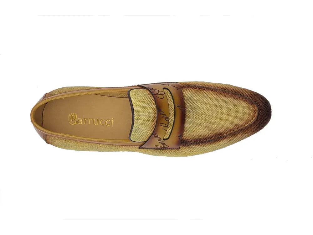 Carrucci Life Style Penny Loafer W Leather Trim - 7.5