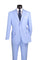 Light Blue Regular Fit 2 Piece Suit