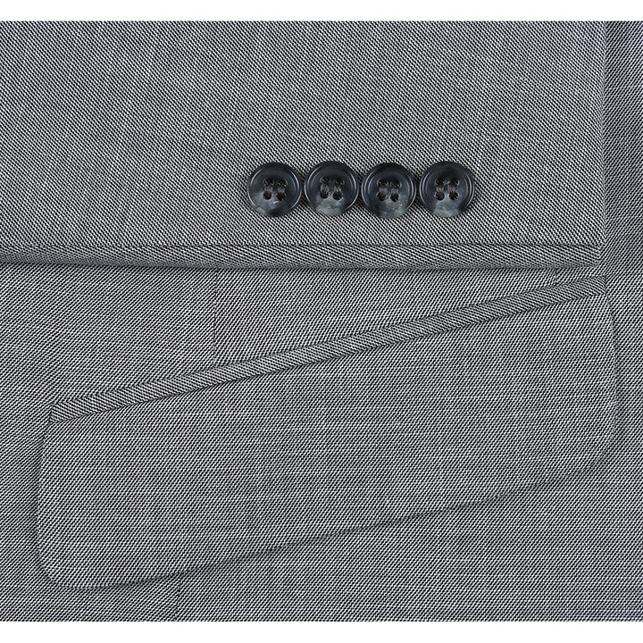 Cheap priced Suit - Mens Two Button Slim Fit Two Piece Hack Pocket Light Grey Suit - 38 Short Jacket+32 Waist Adjustable 28to34)(Height: 5 4 to5 7 )(Neck  15-16.5)S-M)