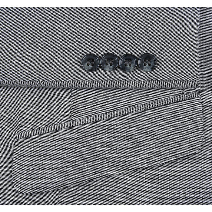 Cheap priced Suit - Mens Two Button Slim Fit Two Piece Hack Pocket Light Grey Suit