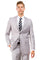 Cheap Priced Suit- Men's Basic 2 Button Slim Fit Wedding Light Grey Suit