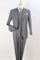 Cheap Priced Suit  - Mens Classic Fit Vested Two Button  Light Grey Suit