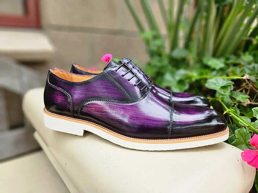 Cap Toe Oxford in Lightweight Sole - 8.5