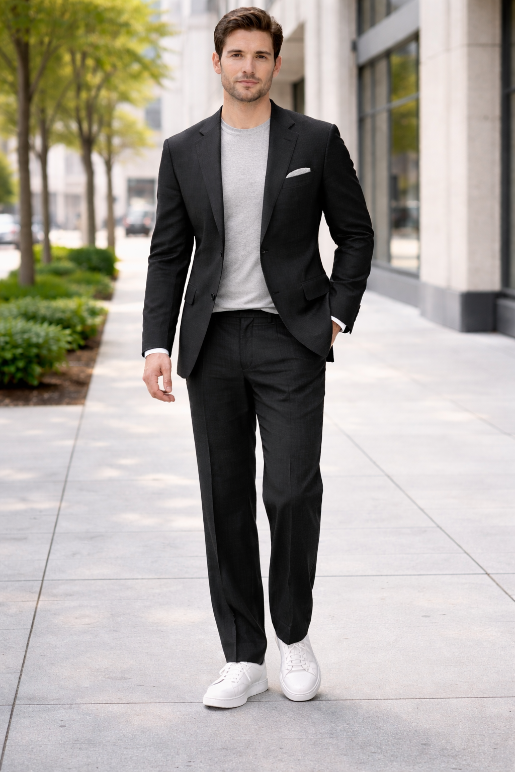 Linen Wedding Suit - Summer Fabric 2 Button Modern Fit No Pleated Pants Jacket + Pants in Color - 38 Short Jacket+32 Waist Adjustable 28to34)(Height: 5 4 to5 7 )(Neck  15-16.5)S-M)
