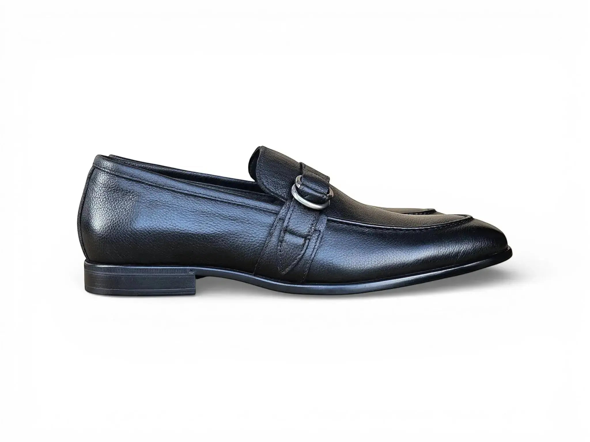 Carrucci Double D-Ring Loafers - Luxury Men's Dress Shoe