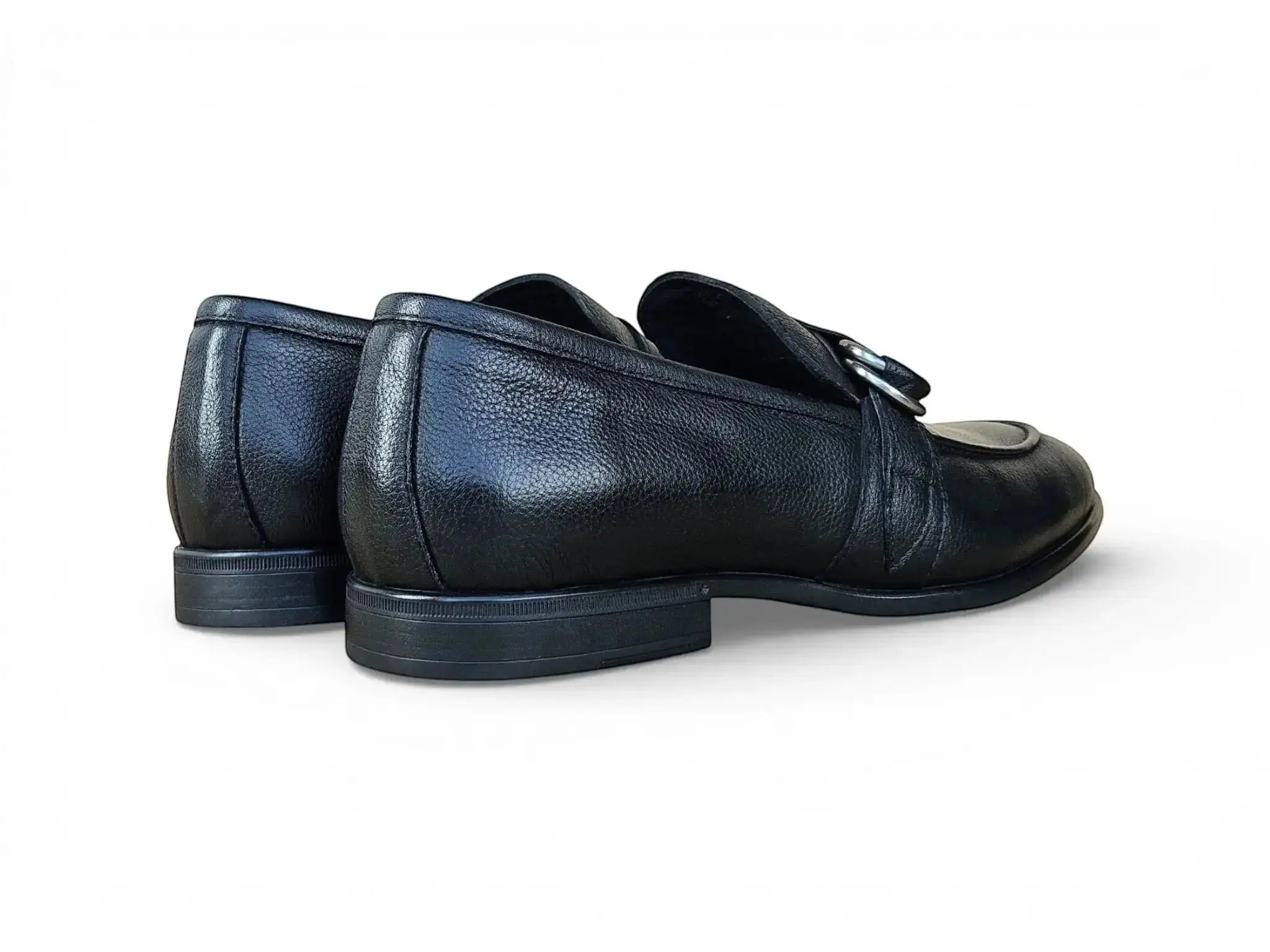 Carrucci Double D-Ring Loafers - Luxury Men's Dress Shoe