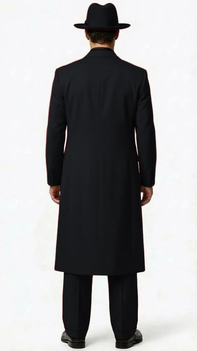 Mens 1920s Burgundy Zoot Suit Long Mafia Gangster Three-Piece Vintage Outfit Zuit Pachuco Style