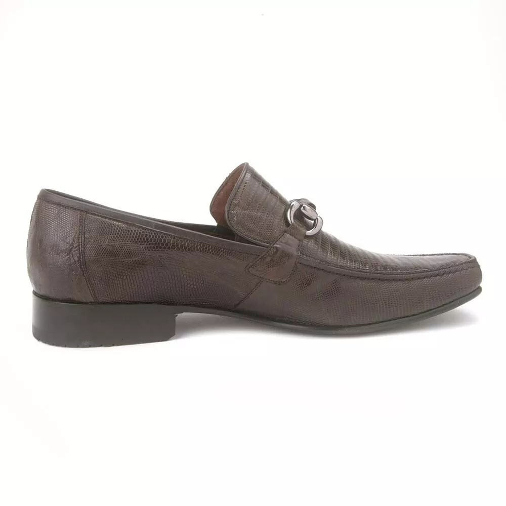 Brown Genuine Teju Lizard Skin Slip-on By Los Altos - 8
