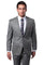 "Sharkskin Suit Men's Slim Fit Textured in Earth"
