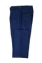 Tiglio Luxe French Blue Semi-Wide Leg Wool Marbella Dress Pants