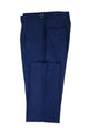 Tiglio Luxe French Blue Semi-Wide Leg Wool Marbella Dress Pants