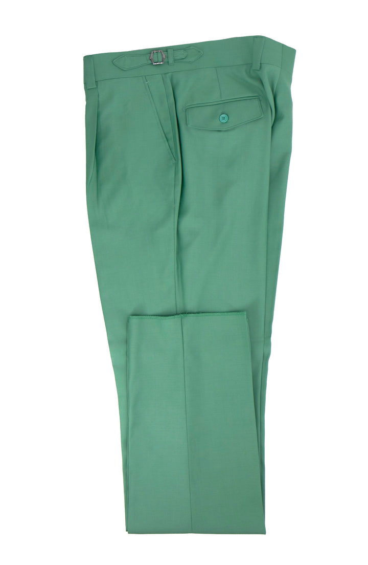 Tiglio Luxe Jade Semi-Wide Leg Wool Marbella Dress Pants TL4015 - 34