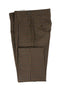Tiglio Luxe Camel with Navy Check Semi-Wide Leg Wool Marbella Dress Pants TL5547