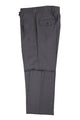 Tiglio Luxe Light Gray Semi-Wide Leg Wool Marbella Dress Pants E09063/26