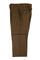 Tiglio Luxe Tobacco Semi-Wide Leg Wool Marbella Dress Pants