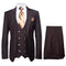 Chocolate Brown Slim Fit Suit – Rossi Man Max 3-Piece Formal Set