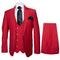 Rossi Man Max Slim Fit Formal Suit – 3-Piece Set in Bold Solid Red | RM1191